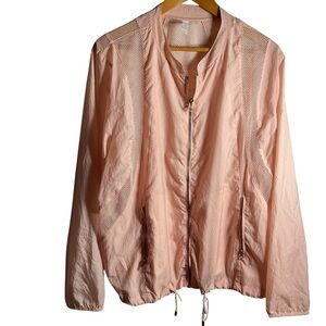 Livi Active Soft Pink Lightweight Jacket Netted